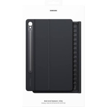 Samsung SM-X710 TabS9, S9 FE, S10 FE, S10 Lite QWERTZ Book Cover Keyboard Black EF-DX725BB